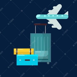 飛機(jī)行李托運(yùn)旅行素材圖片免費(fèi)下載 千庫網(wǎng)