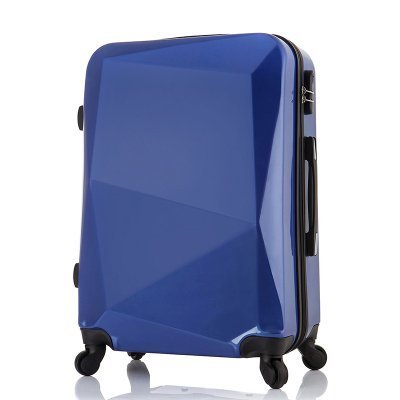 凱鉑瑞鉆石切面萬向輪行李箱托運箱商務旅行拉桿箱 深藍 24寸【報價、價格、評測、參數】_拉桿箱_蘇寧易購